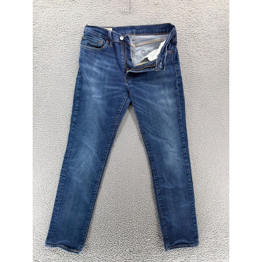 Levi's Premium 511 Slim Fit Mens 30x30 Dark‎ Wash Blue Jeans Stretch Denim 04511